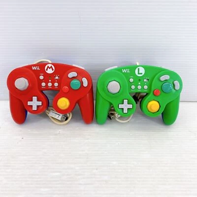 Super Mario Classic Controller Mario & Luigi Wii WiiU HORI Not tested. - Image 1 of 4