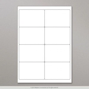 8 Up 10 200 500 100 A4 Address LABELS SHEETS SELF ADHESIVE STICKY INKJET invoice - Picture 1 of 1