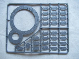 Plantillas, fichas y marcadores de explosión *Bolt Action/Konflikt '47* Warlord Games - Imagen 1 de 1