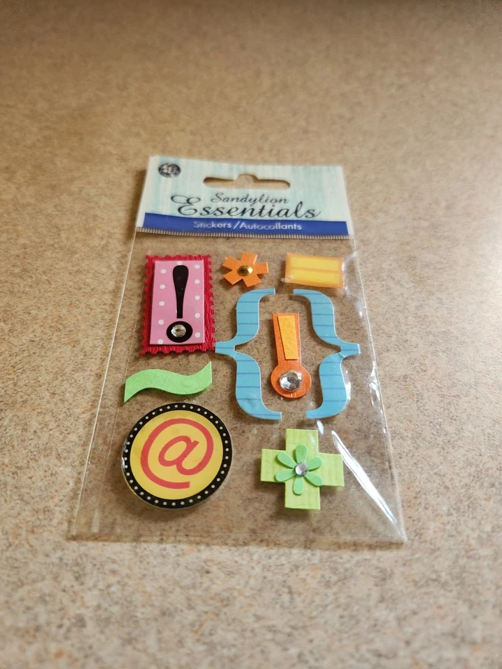 Sandylion Essentials~Punctuation~Dimensional Stickers for scrapbooking/crafts - Image 1 of 1