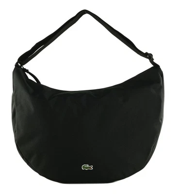 LACOSTE Moon Bag L Schultertasche Umhängetasche Tasche Noir schwarz Neu