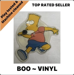 The Simpsons Deep Deep Trouble Limited Edition Shaped Picture Vinyl Disc EX - Picture 1 of 5