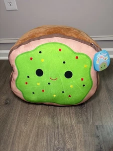 Squishmallow 20" Apilable Sinclair the Aguacate Toast - Kellytoy - Nuevo con Etiquetas - Imagen 1 de 11