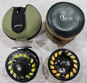 Orvis Mach IV Large Arbour #8/9/10 Fly Fishing Reel With Extra Spool--England - Picture 1 of 9