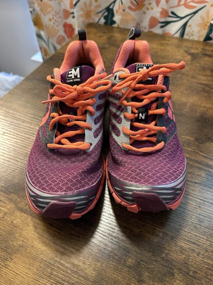 Pearl iZUMi проект эмоции N1 Trail кроссовки женский размер 8 фиолетовый/розовый - Изображение 1 из 4