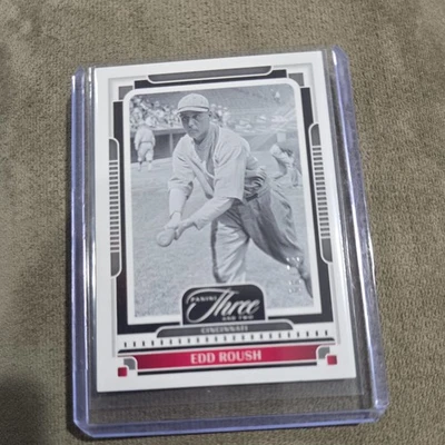 EDD ROUSH 2025 PANINI THREE AND TWO HOLO SILVER CINCINNATI /99 - Image 1 of 2