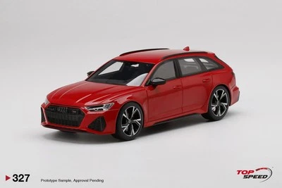 Audi RS6 Avant Carbon Black Tango Red 1:18 Scala TSM TS0327 - Immagine 1 di 3