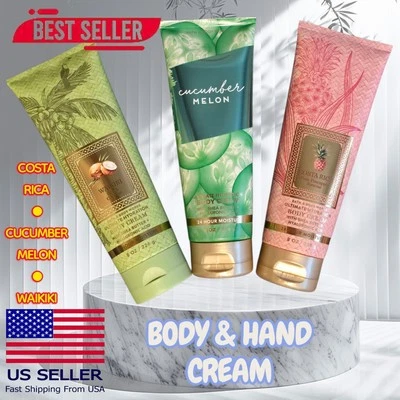 3 Bath & Body Works Body & Hand Cream lotion 3 pack scen moisture soft skin - Image 1 of 4