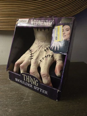 The Addams Family Wednesday Thing Costume Shoulder Sitter NEW - Image 1 of 4