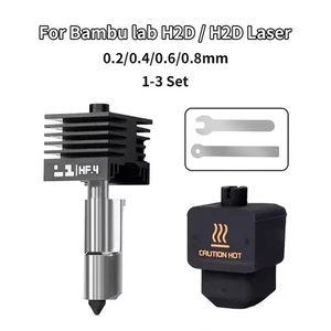 0.2mm - 0.8mm Hotend Kit For Bambu lab H2D/H2D Laser A1 A1 mini 3D Printer Parts - Afbeelding 1 van 23