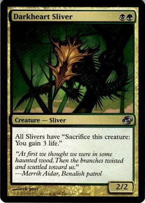 MTG Darkheart Sliver NEARMINT NM / Magic The Gathering : Planar Chaos - Image 1 of 2