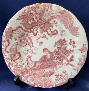 Placa lateral Royal Crown Derby Red Aves - Imagen 1 de 2