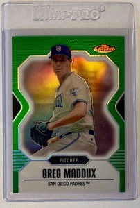 Greg Maddux 2007 Topps Finest #30 Green Refractor /199 - Bild 1 von 2