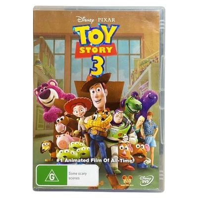 Disney Toy Story 3 DVD Family Animated Kids Movie Tom Hanks Region 4 Pixar - Image 1 of 4