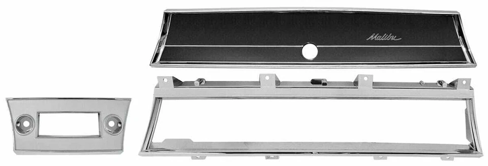 Dash Bezel Kits for 1966 Chevrolet Chevelle & El Camino Chrome - Image 1 of 1