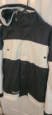 Burton The White Collection Jacket Ski Snowboard Black/White Dryride Sz S - Image 1 of 4