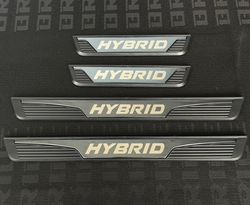 4X Hybrid Logo Door Sill Cover Panel Step Protector for Honda Accord Accessories - Image 1 of 4