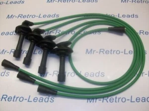 GREEN 8MM PERFORMANCE IGNITION LEADS WILL FIT SUBARU IMPREZA 2.0 TURBO WRX STi - Picture 1 of 4