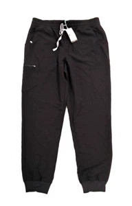 Figs Zamora Jogger Scrub Drawstring Pants Womens XL Black Nurse Medical Uniform - Picture 1 of 7