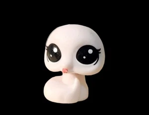 LPS serpiente blanca #3-168, Teeny Tiny parte de la serie Lucky docena - Imagen 1 de 3