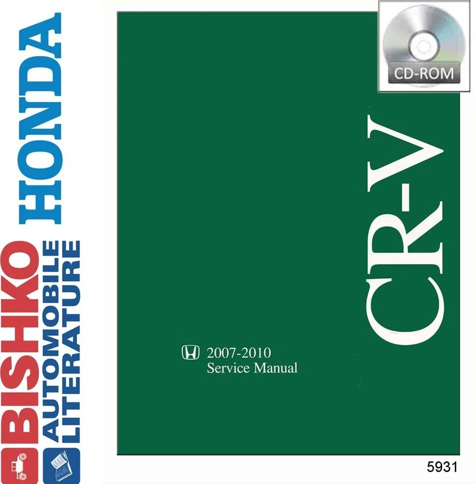 2007 2008 2009 2010 Honda CR-V CRV Shop Service Repair Manual CD OEM Guide - Image 1 of 1