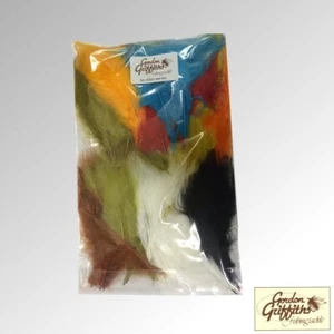 Pack de 100 plumas Marabú para atar moscas - Paquete estándar Gordon Griffiths - Imagen 1 de 1