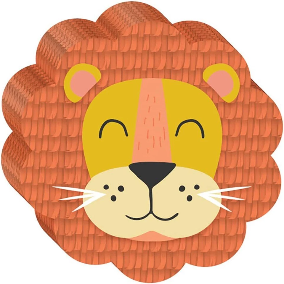 Get Wild Lion Jungle Safari Animal Kids Birthday Party Mini Pinata Decoration - Image 1 of 1