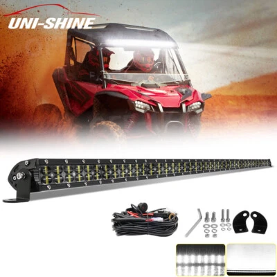 Barra de luz LED de 42" techo de punto de inundación para UTV Talon 1000R 1000X-4 Polaris RZR Foto 1 de 4