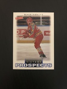 1999-2000 Upper Deck Victory #369 Henrik Sedin Rookie Vancouver Canucks RC