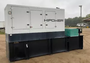2014 HiPower 160 KW Diesel Standby Generator, 200 KVA, 3 phase, John Deere Model - Picture 1 of 24