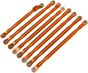Front & Rear Upper Suspension Linkages (8) for Axial SCX6 Crawler 254003 254004 - Picture 1 of 1