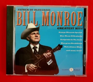 Bill Monroe Greatest Hits 2003 Classic World CD Father of Bluegrass - Picture 1 of 6