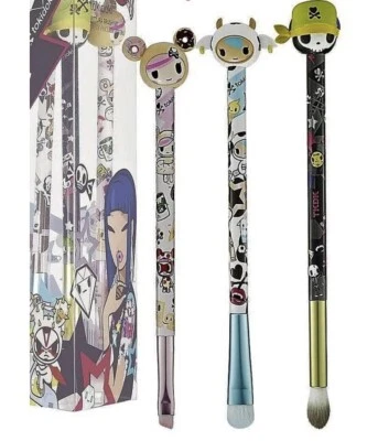 Tokidoki Pittura 3 BRUSH SET: Mozzarella Adios Amigos Donutella LIMITED ED BOXED - Image 1 of 3