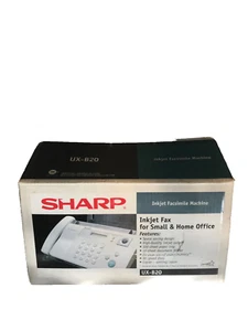 New Open Box Vintage Sharp Corp UX-B20 Inkjet Facsimile Machine Complete OG Box - Picture 1 of 19