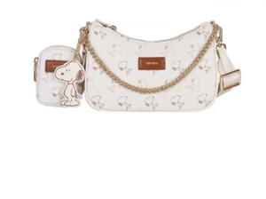 3 In 1 Snoopy Shoulder Bag With Shoulder Crossbody Travel Bag For Girls - Picture 1 of 15