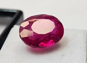 Zaffiro Rosa Taglio Ovale Naturale Favoloso 12-13 Ct Gemma Sciolta Certificata - Foto 1 di 7