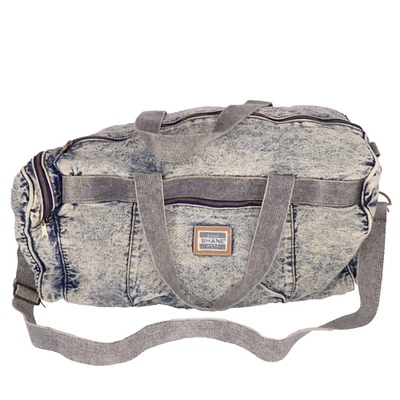 Bolso de Lona Vintage SHANE Championship Jeanswear Hobo Denim Azul 12x13x10 Foto 1 de 4