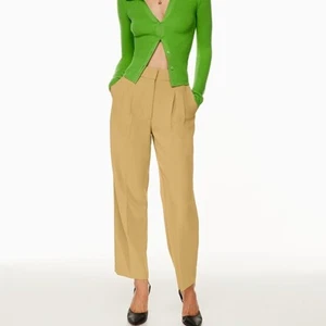 Wilfred Carrot Pant Size 16 Sandy Beige Pleated Career Office Quiet Luxury - Bild 1 von 12