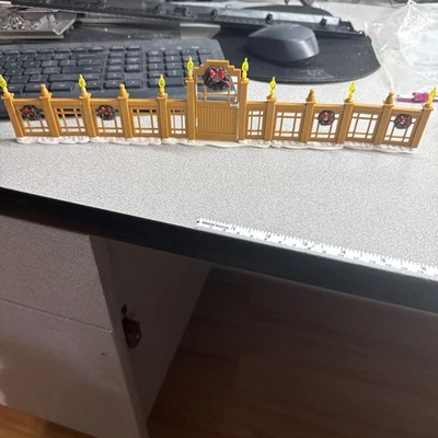 Lemax Craftsman Fence Christmas Village Accessory Excellent Condition - Image 1 of 4