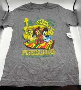 Disney Parks Mexico Pavilion The Three Caballeros Gray Shirt Size M *NWT - Picture 1 of 6