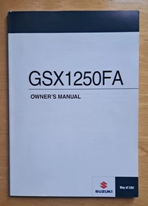 Genuine 2009 Suzuki GSX1250FA / L0 / English Owners Manual 9901118H7001A - Picture 1 of 2
