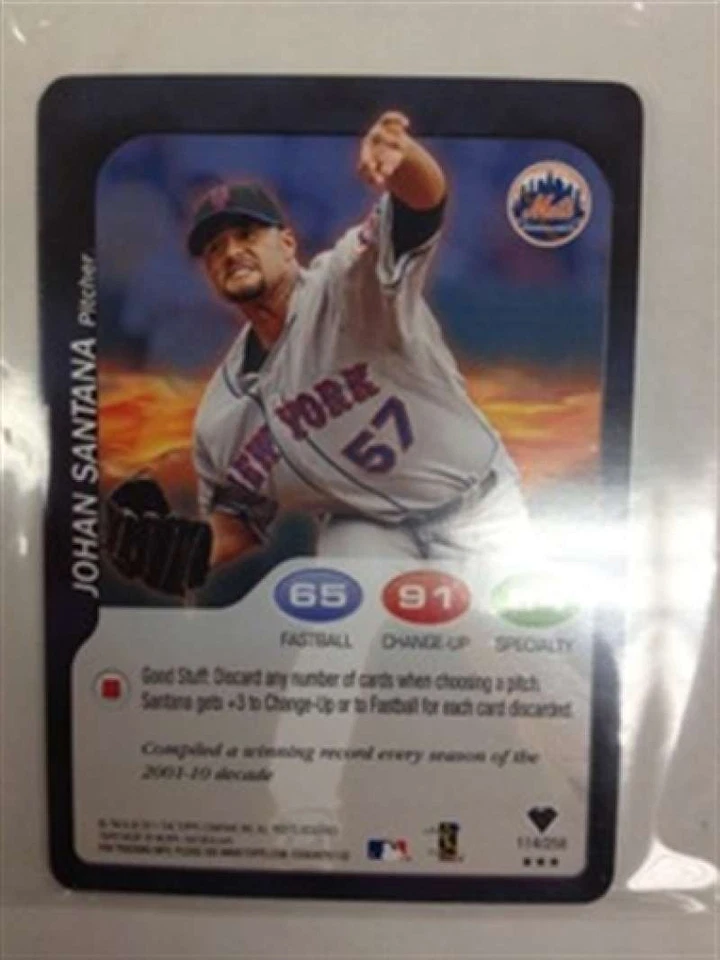 2011 Topps Attax New York Mets Team Set David Wright 6 Game Cards NM-MT - Image 1 of 1