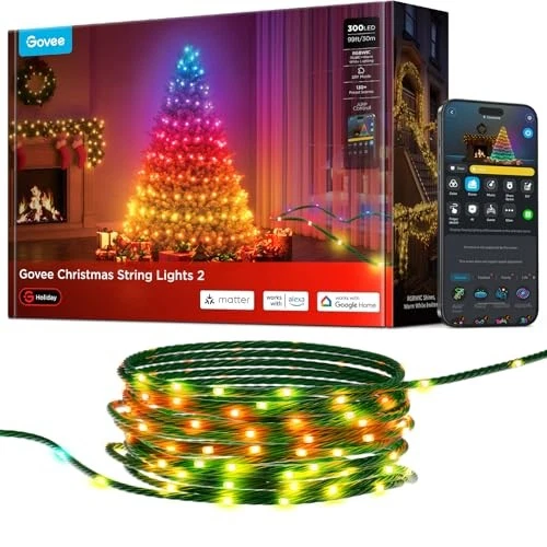 Govee H70C5 99ft Multicolor Christmas LED Lights - Smart Home Decor
