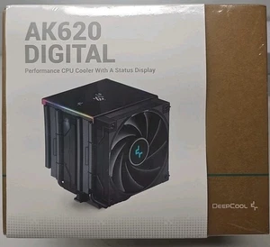 DeepCool AK620 DIGITAL Performance CPU Air Cooler w/Status Display - Black - Afbeelding 1 van 2
