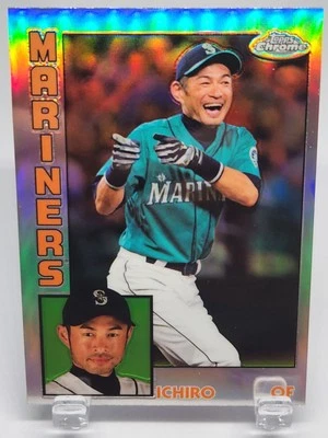 Ichiro Suzuki 2019 Topps Chrome 1984 Retro Refractor Card #84TC-14 (NM-MT) - Image 1 of 2