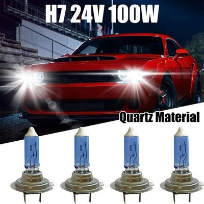 2022 Brand New H7 Headlight Halogen Lamp Bulb 100W All Blue Automobile - Image 1 of 4