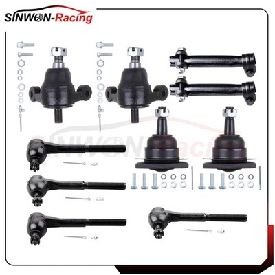 10X Front Tie Rod Ends Ball Joints For 1965-1968 Chevrolet Biscayne Impala Bel - Image 1 of 4