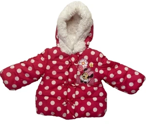 Disney Minnie Mouse Toddler Size 12-18 Months Winter Coat with Hood - Picture 1 of 7