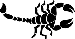 Wandtattoo Skorpion 20x10cm Wandaufkleber - Picture 1 of 3