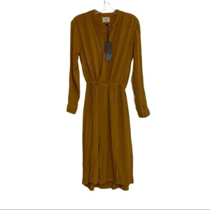 Anthropologie Tina + Jo Dress XS Rayon V Neck NWT - Picture 1 of 10